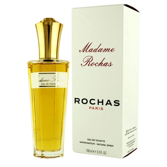 Bottle of rochas madame rochas edt with elegant design
