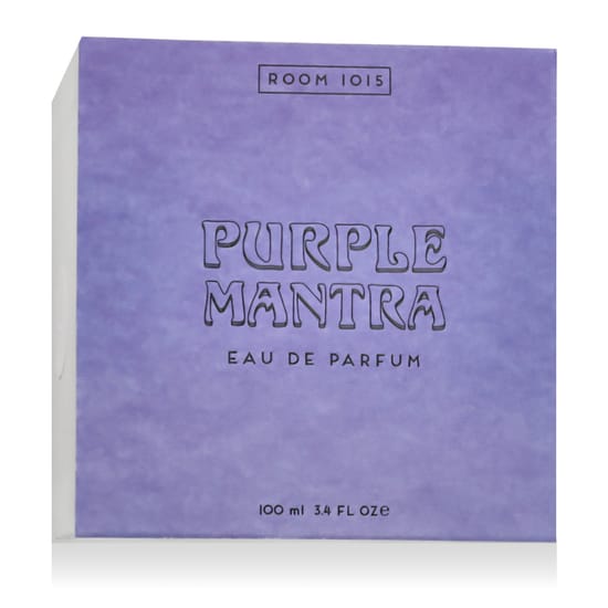 Originaalpakend Room 1015 Purple Mantra EDP koos elegantsusega Room 1015 Purple Mantra EDP elegantne ja modernne pudel