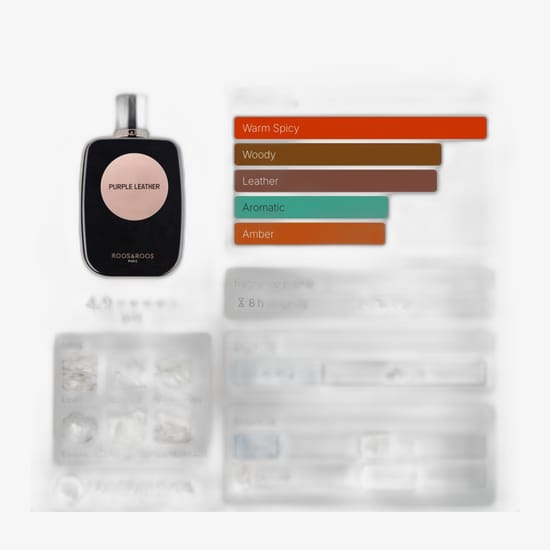 Elegantne pudel Roos & Roos Purple Leather EDP