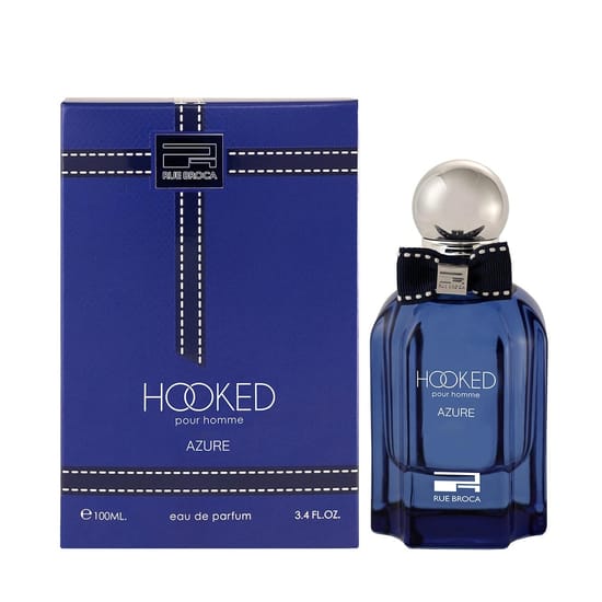 Stylish bottle of Rue Broca Hooked Azure Pour Homme Eau de Parfum
