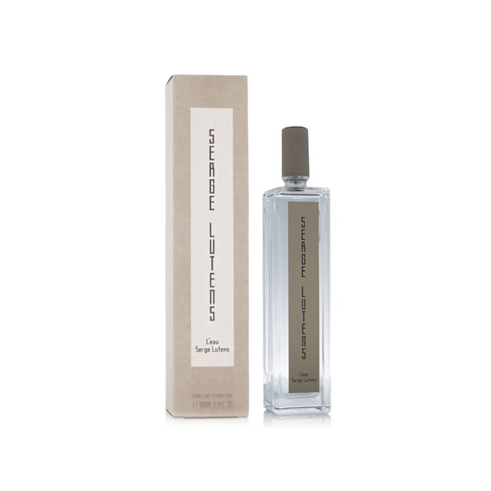 Serge Lutens L'Eau EDP parfüümi pudel lähivaatlusel