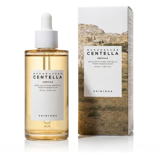 SKIN1004 Madagascar Centella Ampoule pudel, mis sisaldab centella ekstrakti