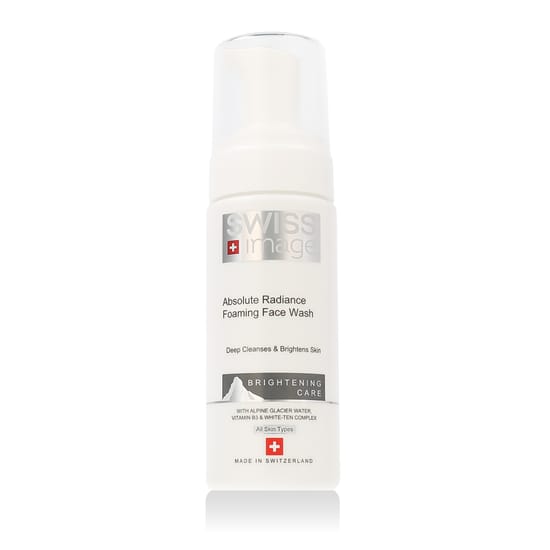 Упаковка пенки для умывания SWISS Image Absolute Radiance Флакон пенки для умывания SWISS Image Brightening Care Absolute Radiance