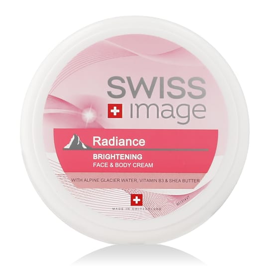 Close-up of Swiss Image Radiance Brightening Face & Body Cream