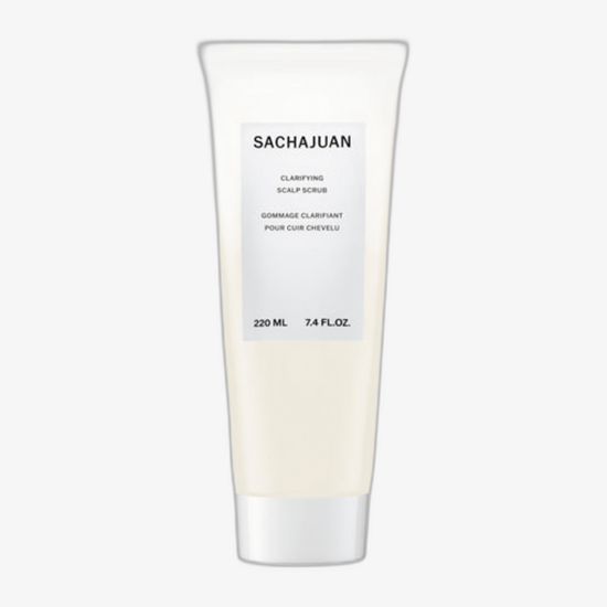 Original packaging of Sachajuan clarifying scalp scrub Sachajuan clarifying scalp scrub product packaging