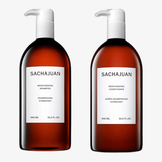 Sachajuan moisturizing duo 2 x bottles close-up