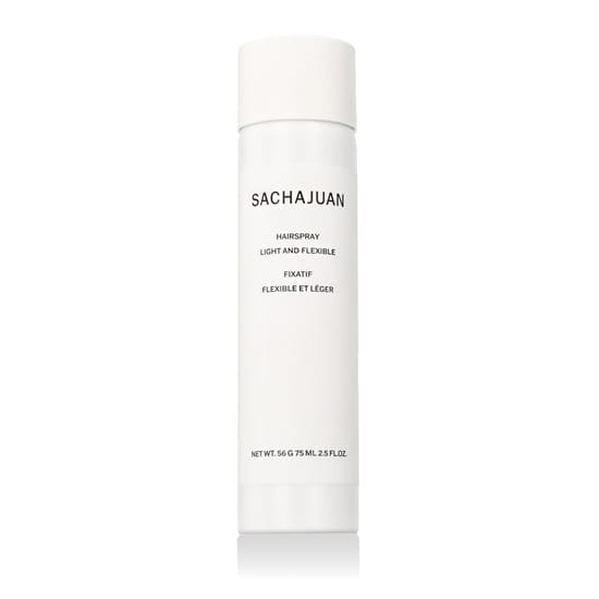 Bottle of Sachajuan HairSpray Light and Flexible for lightweight flexible hold