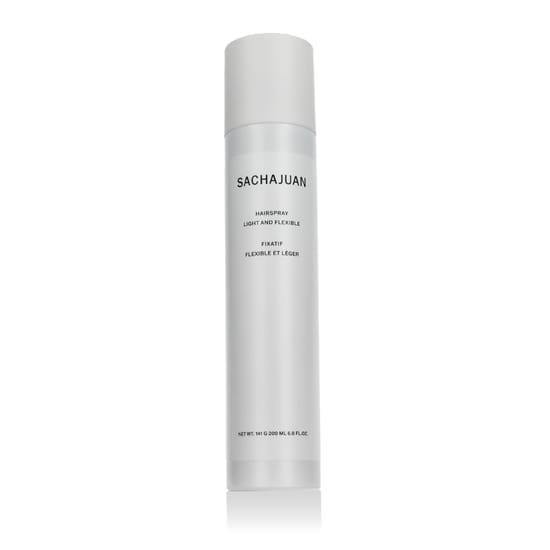 Bottle of Sachajuan HairSpray Light and Flexible for lightweight flexible hold