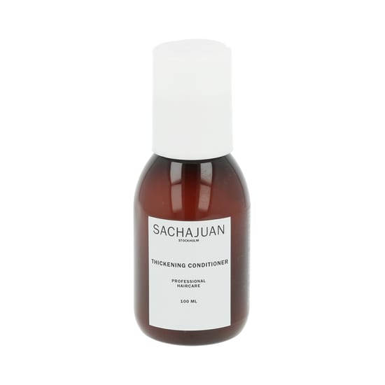 Бутылка кондиционера Sachajuan Thickening крупным планом