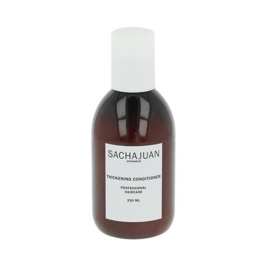 Бутылка кондиционера Sachajuan Thickening крупным планом