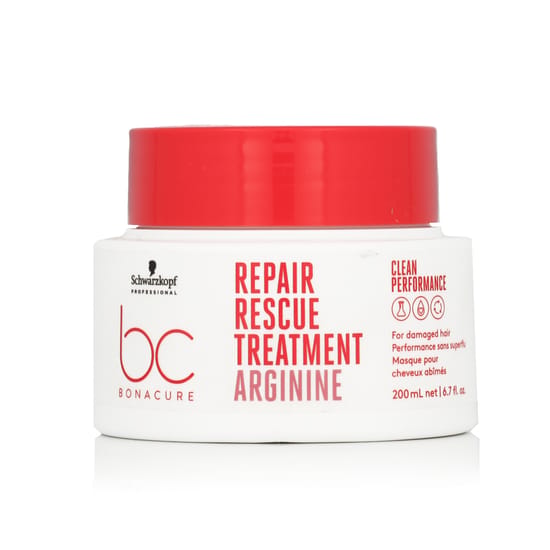 Schwarzkopf professionaalse BC BonaCure Repair Rescue Treatment arginiini pakend lähedalt