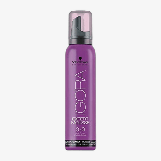 Schwarzkopf Professional Igora Expert Mousse (3-0 Dark Brown) Packaging