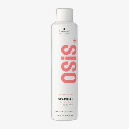 Крупный план бутылки Schwarzkopf Professional OSiS+ Sparkler Shine Spray