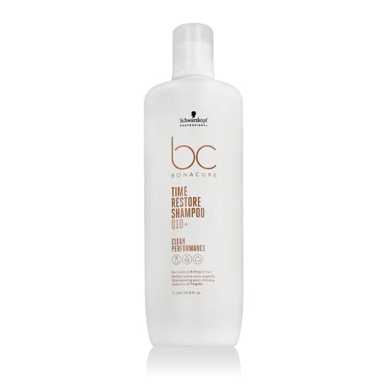 Schwarzkopf Professional BC Bonacure Time Restore Q10+ šampoon 1000 ml pudel
