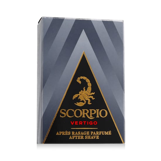 Bottle of Scorpio Vertigo After Shave Lotion