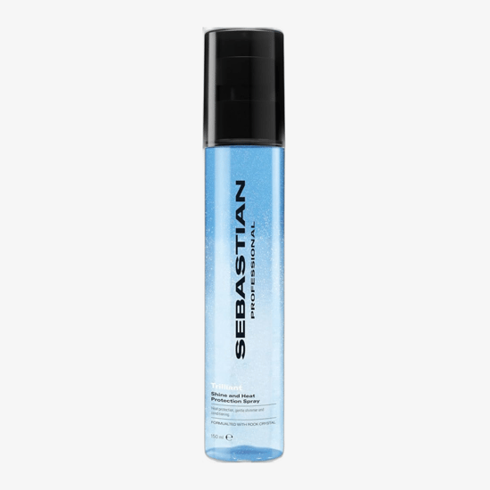 Close-up of Sebastian Professional Trilliant Hair Spray Bottle