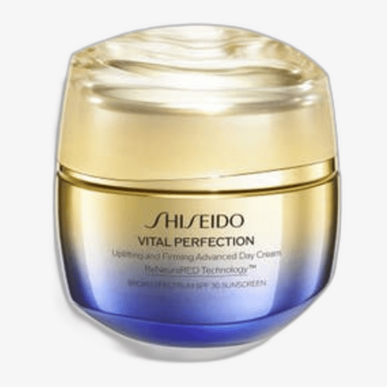 Shiseido Vital Perfection tõstev ja pinguldav päevakreem SPF 30 lähivõte