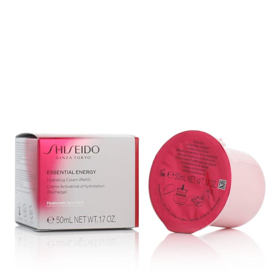 Shiseido essential energy niisutava kreemi pakendi lähivõte