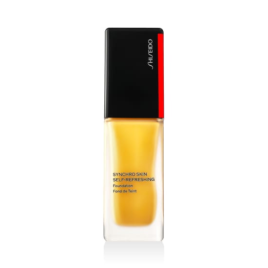 Shiseido Synchro Skin Self-Refreshing Foundation SPF 30 pudeli lähivõte