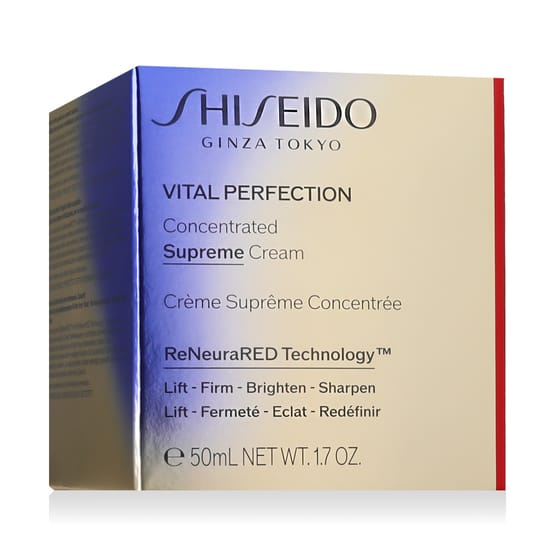 Shiseido Vital Perfection Concentrated Supreme Cream purgi lähedalt