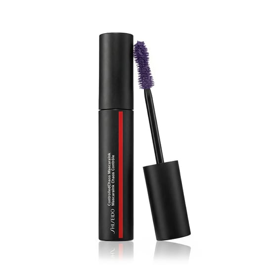 Tube of Shiseido Controlled Chaos MascaraInk (03 Violet Vibe) in violet shade
