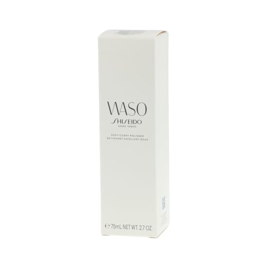 Image of Shiseido Waso Soft + Cushy Polisher bottle designed for skin care
