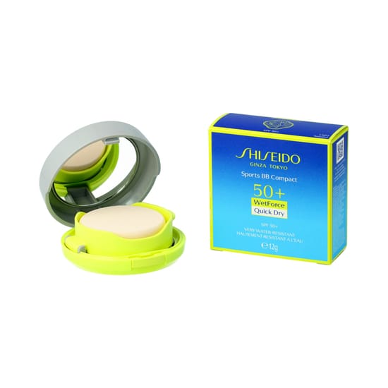 Shiseido WetForce Quick Dry Sports BB Compact SPF 50+ (Light) toote pakend