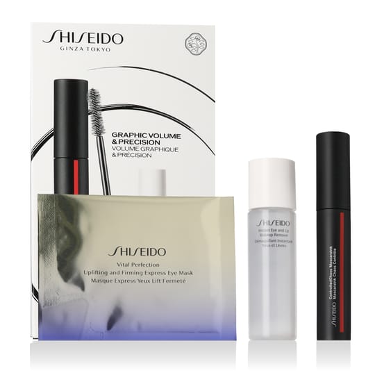 Shiseido Graphic Volume & Precision Set elegantsetes väljapanekutes