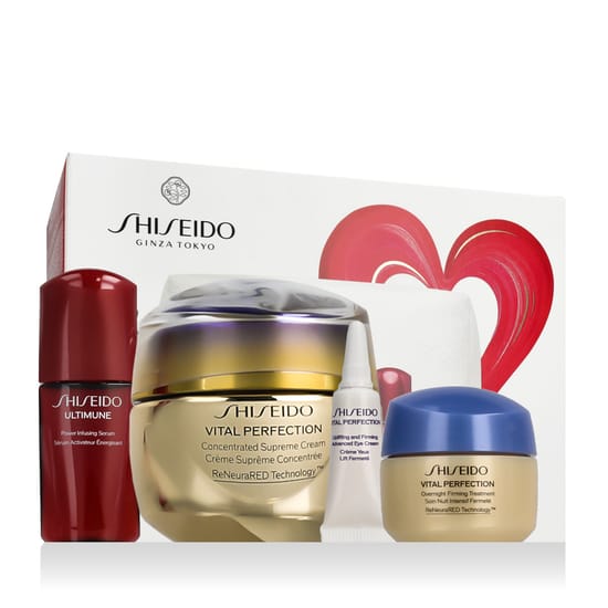Shiseido Vital Perfection Supreme Pouch eksklusiivne nahahoolduskomplekt