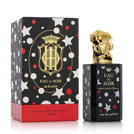 Close-up of Sisley Eau du Soir 2017 EDP perfume bottle