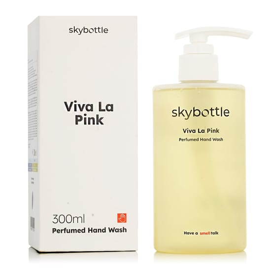 Close-up of Skybottle Viva La Pink Liquid Soap Bottle