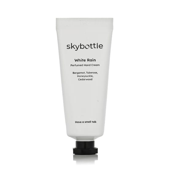 Skybottle White Rain niisutav kätekreem pakendis
