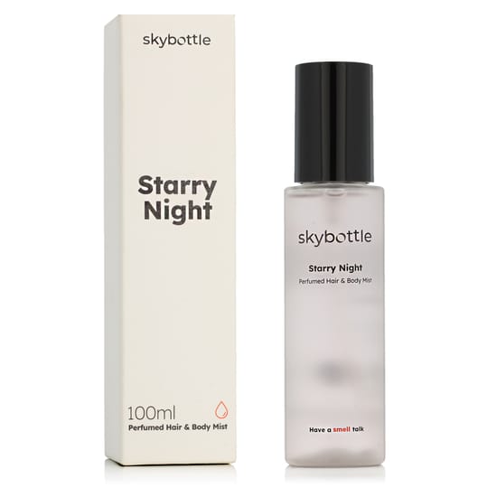 Skybottle starry night hair spray stiilse disainiga Skybottle starry night hair spray pudel särava efektiga