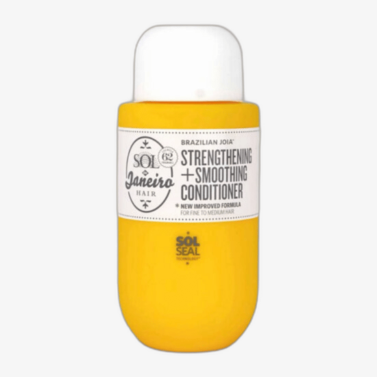 Close-up image showing the Sol de Janeiro Brazilian Joia™ Conditioner bottle