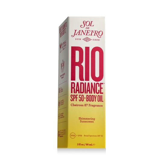 Bottle of Sol de Janeiro Rio Radiance Body Oil with SPF 50