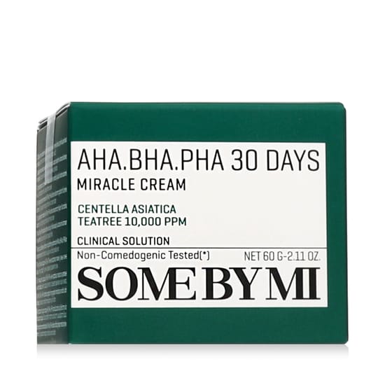 Close-up of some by mi aha.bha.pha 30 days miracle cream