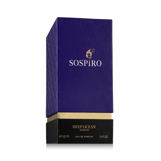 Elegant bottle of Sospiro Deep Ocean Amber EDP