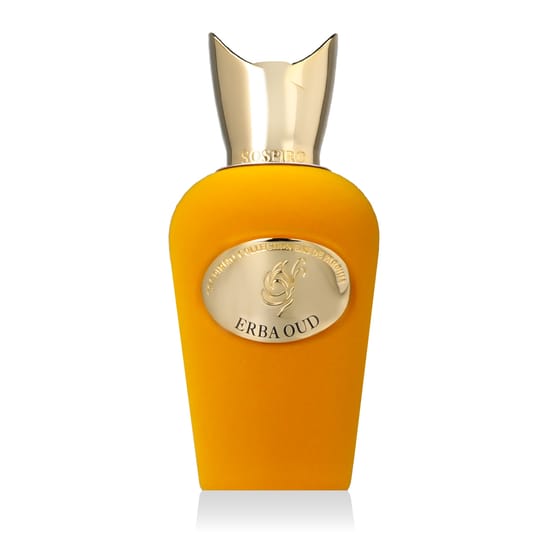 Elegant bottle of Sospiro Erba Oud EDP