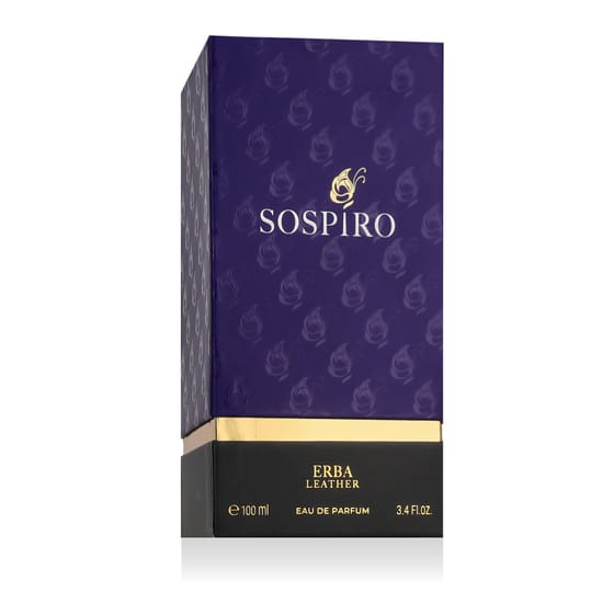 Bottle of Sospiro Erba Leather EDP perfume