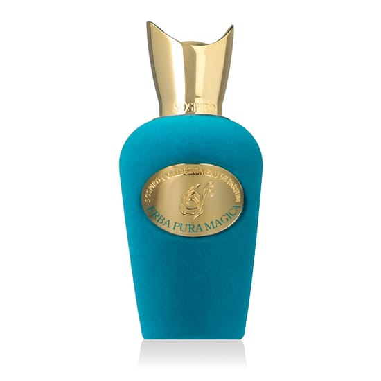 Bottle and packaging of Sospiro Erba Pura Magica EDP