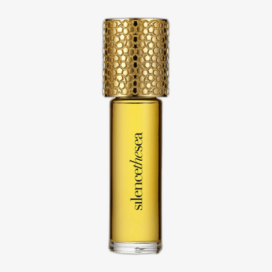 Elegant bottle of Strangelove NYC Silence The Sea Perfumed Oil