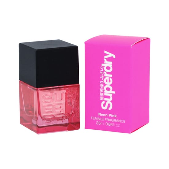 Бутылка аромата superdry neon pink edt в ярком дизайне