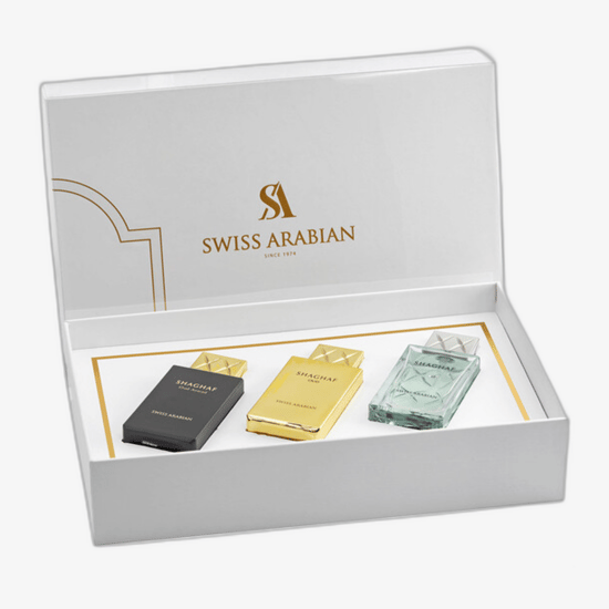 Swiss Arabian Shaghaf miniatuurne komplekt detailse pakendiga