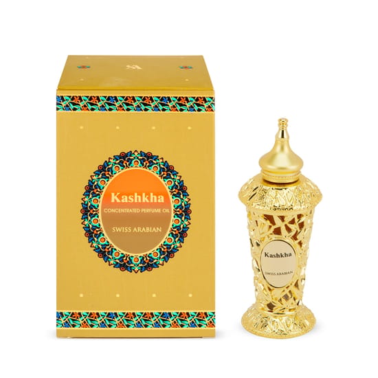 Swiss Arabian Kashkha parfümeeritud õli elegantne rullik 20 ml pudelis
