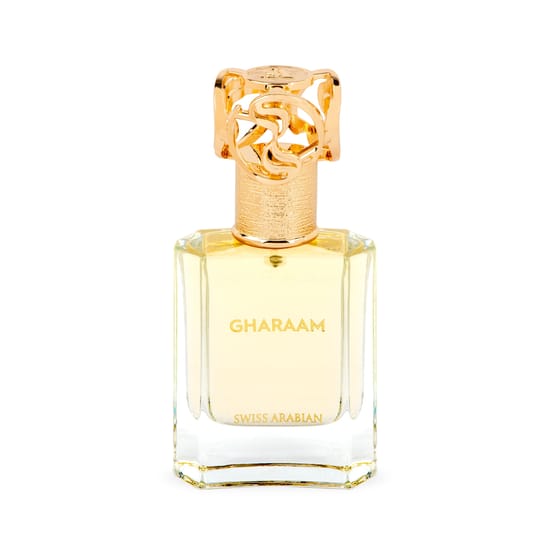 Bottle of Swiss Arabian Gharaam EDP perfume