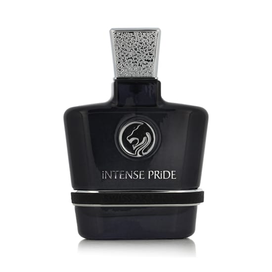 Swiss Arabian Intense Pride EDP elegantne flakon valgel taustal