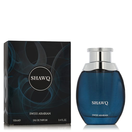 Оригинальная упаковка Swiss Arabian Shawq EDP Бутылка парфюма Swiss Arabian Shawq EDP крупным планом