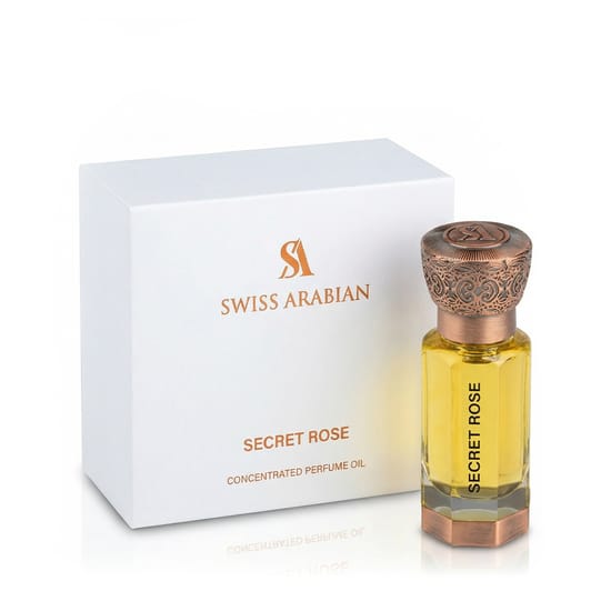 Swiss Arabian Secret Rose Perfumed Oil roosi aroomiga pudel