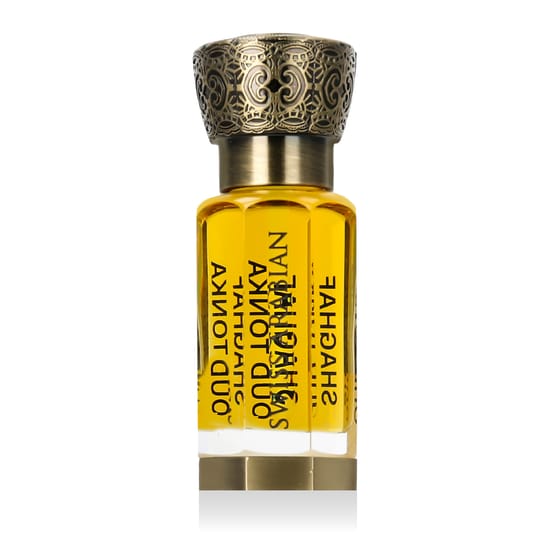 Bottle of Swiss Arabian Shaghaf Oud Tonka perfumed oil