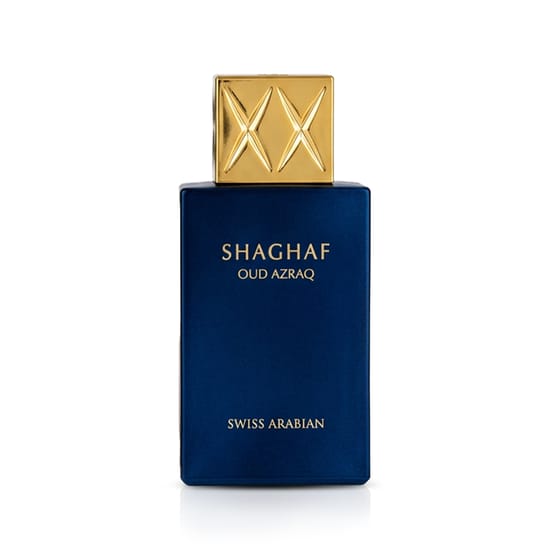Swiss Arabian Shaghaf Oud Azraq EDP pudel lähedalt